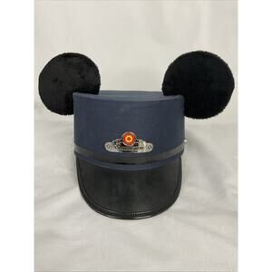 Disney Mickey Ears Conductor Hat -Red Car Trolley L/XL